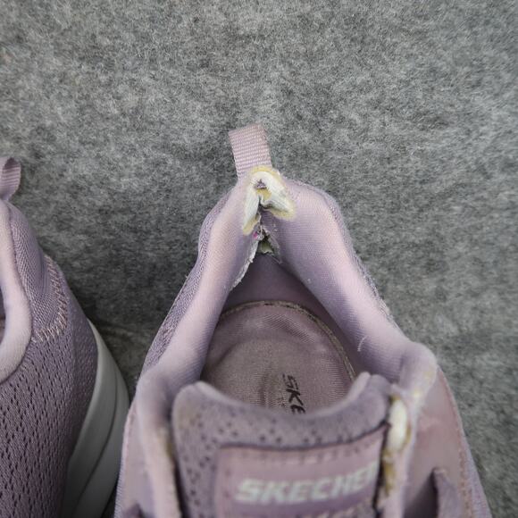 Skechers Shoes Women 9.5 Athletic Trainer Casual Sneaker Comfort Walk Run Purple - Picture 5 of 13